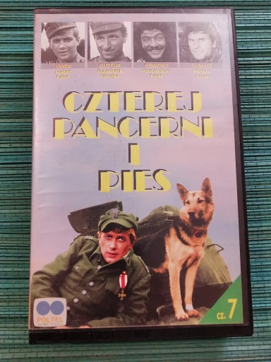 Zdjęcie oferty: Czterej Pancerni i pies kaseta VHS 