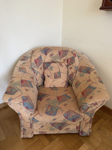 Zdjęcie oferty: Fotel sofa kanapa zestaw wypoczynkowy vintage 