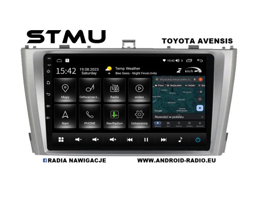 Zdjęcie oferty: Radio android 9.1" TOYOTA AVENSIS 08-15 srebrna