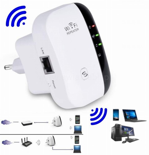 Zdjęcie oferty: WZMACNIACZ SYGNAŁU WIFI REPEATER LAN 300MBPS