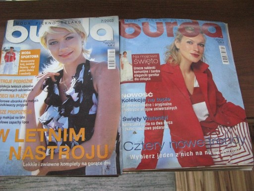 Zdjęcie oferty: BURDA 7/2003+2/2005