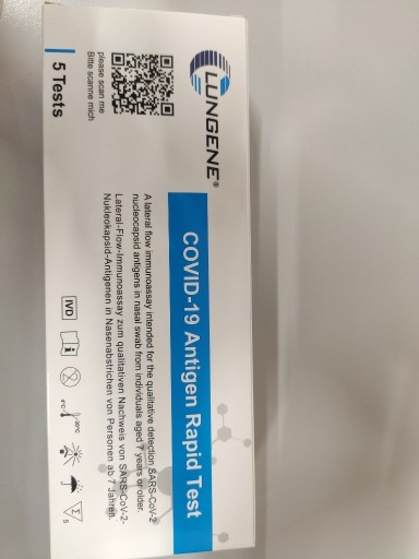 Zdjęcie oferty: Wymazowy test antygenowy Lungene 5 szt. TÜV