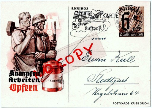 Zdjęcie oferty: Niemcy - III Rzesza - Żołnierz - Kowal  - 1940 r