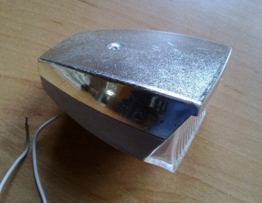 Zdjęcie oferty: Romet składak lampka przednia biała chrom Wigry Duet Karat Sokół NOS LUX