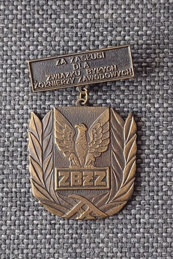 Zdjęcie oferty: MEDAL ODZNAKA ZBŻZ ZA ZASŁUGI DLA ZW. ŻOŁ.. ZAW.