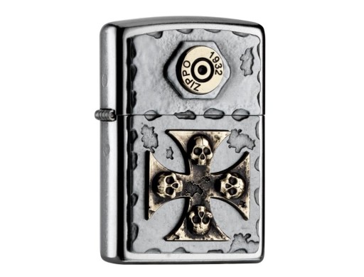 Zdjęcie oferty: Zapalniczka Zippo Vintage Cross Skull Krzyż