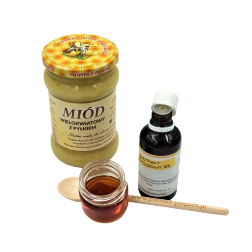 Zdjęcie oferty: Krople propolisowe i miód z pyłkiem