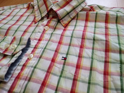 Zdjęcie oferty: Tommy Hilfiger męska kolorowa koszula w paski - L
