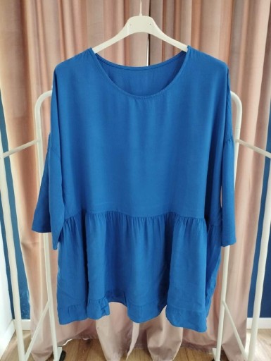 Zdjęcie oferty: Niebieska bluzka tunika plus size