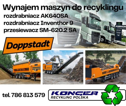 Zdjęcie oferty: Wynajem maszyn: przesiewacz, rębak, rozdrabniacz