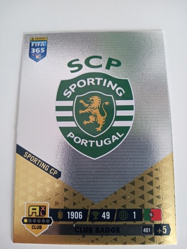 Zdjęcie oferty: Adrenalyn 2023 Fifa 365 Club Badge Sporting 401