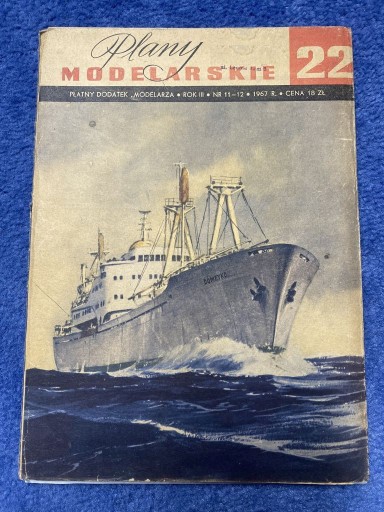 Zdjęcie oferty: Plany modelarskie nr 22, MS DOMEYKO (11-12/1967)