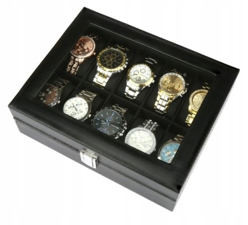Zdjęcie oferty: SZKATUŁKA  ORGANIZER NA ZEGARKI+ 6 zegarków sportowych