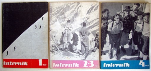 Zdjęcie oferty: Taternik. Rocznik 35. Nr 1, 2-3, 4. Rok 1959