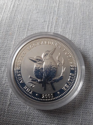 Zdjęcie oferty: Moneta srebrna Kookaburra 1oz 2001 stan bdb