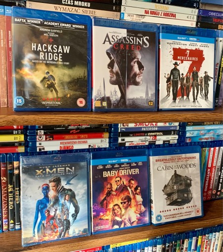 Zdjęcie oferty: ZESTAW FILMÓW BLU-RAY! Akcja, s-f, superhero!