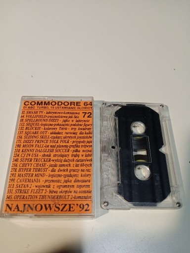 Zdjęcie oferty: Kaseta Commodore 64 "WALDICO" składanka 72