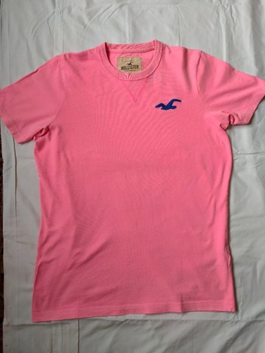 Zdjęcie oferty: Koszulka T-shirt HOLLISTER modny róż, rozm.L