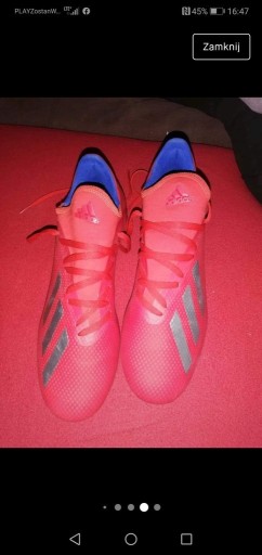 Zdjęcie oferty: Sprzedam buty pilkarskie korki adidas x. 