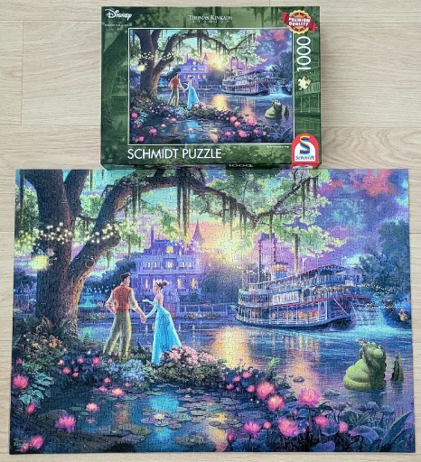 Zdjęcie oferty: SCHMIDT puzzle 1000 el. - Disney - Princess & Frog