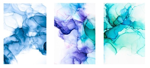 Zdjęcie oferty: Tryptyk Akwarela 40x60 Wydruk Plakat Obraz