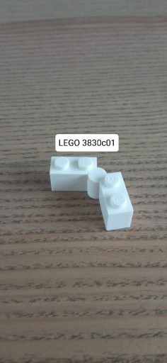 Zdjęcie oferty: LEGO 3830c01 zawias 1x4 P59a biały 