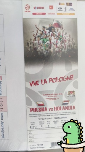 Zdjęcie oferty: Polska - Holandia 2016 kolekcjonerski niezginany 