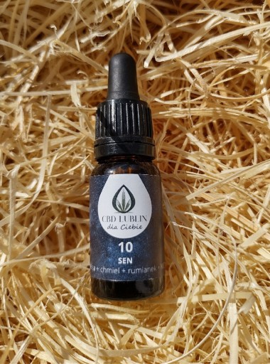 Zdjęcie oferty: Olejek CBD Broad Spektrum 10 % Sen z Melisą