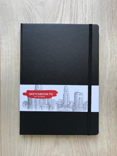 Zdjęcie oferty: Sketchbook PU A4 50 sheets Szkicownik