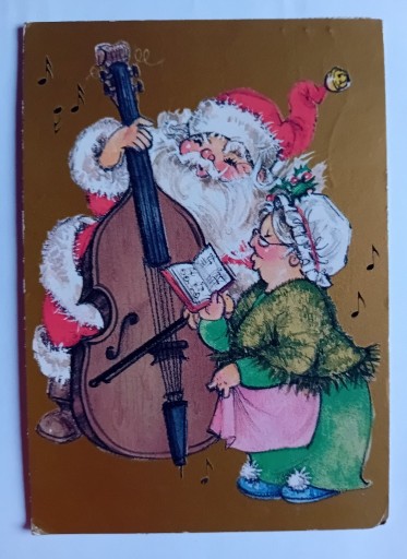 Zdjęcie oferty: Pocztówka bożonarodzeniowa. KAW, 1984 r.