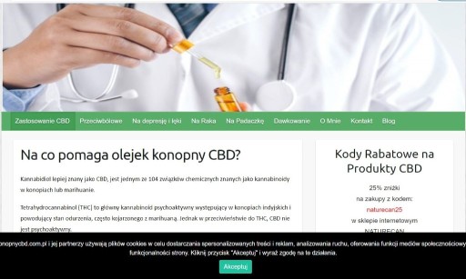 Zdjęcie oferty: Artykuł Sponsorowany CBD Na olejkonopnycbd.com.pl