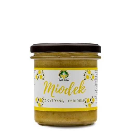 Zdjęcie oferty: MIÓD z Cytryną i Imbirem Pasieka Zaleska 420 g