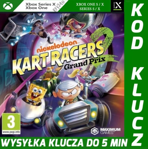 Zdjęcie oferty: Nickelodeon Kart Racers 2: Grand Prix XBOX KLUCZ