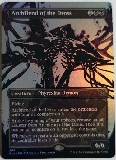 Zdjęcie oferty: Magic: The Gathering Archfiend of the Dross (V.1)