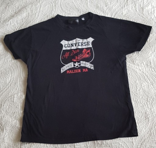 Zdjęcie oferty: Converse koszulka męska czarna XL logo