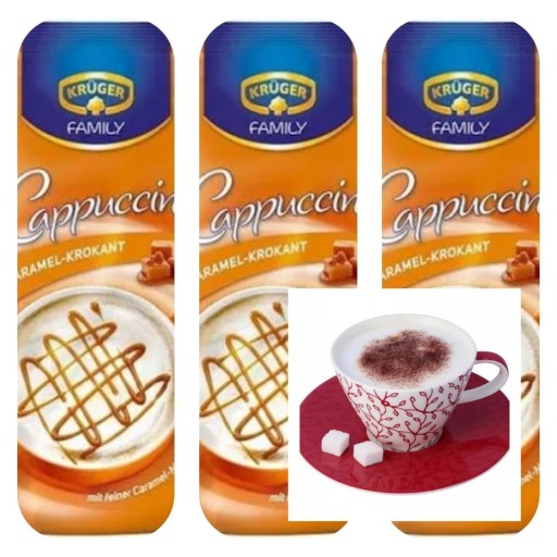 Zdjęcie oferty: Cappuccino Kruger Caramel-Krokant 3x500 g Niemiec 