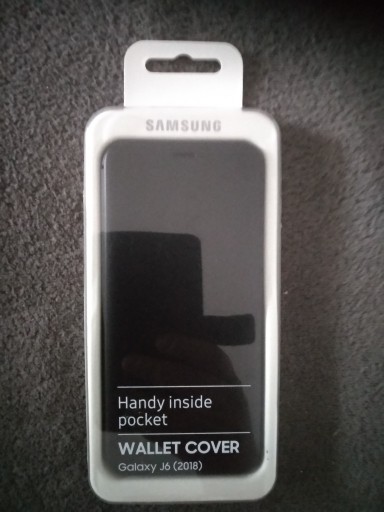 Zdjęcie oferty: Samsung Galaxy J6 Wallet Case Black