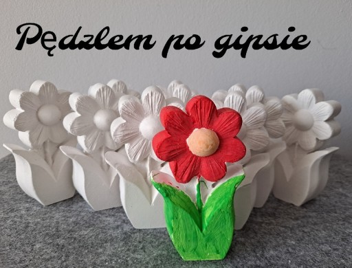 Zdjęcie oferty: Kwiaty gipsowe Dzień Matki