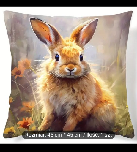 Zdjęcie oferty: Poszewka na poduszkę króliczek 