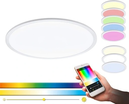 Zdjęcie oferty: Lampa Plafon Biały RGB SMART Pilot 34W Sufit/Ścien