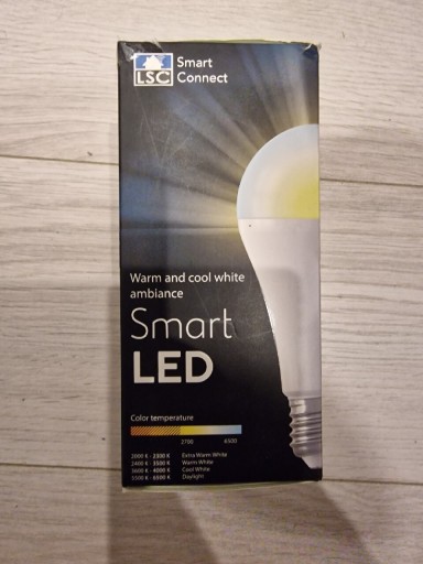 Zdjęcie oferty: Żarówka LED E27 WI-FI