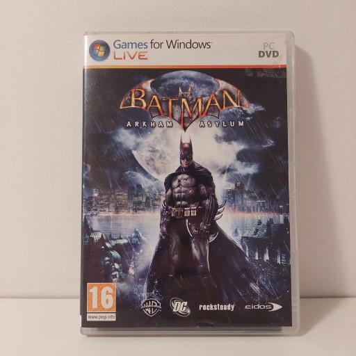 Zdjęcie oferty: Batman Arkham Asylum pc box dvd rom pudełkowa