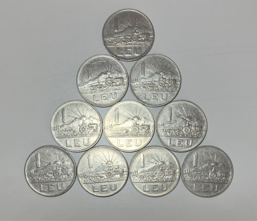 Zdjęcie oferty: 10x moneta 1 leu z 1966 roku