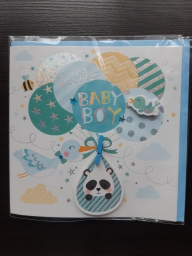 Zdjęcie oferty: Kartka okolicznościowa "It's a baby boy"