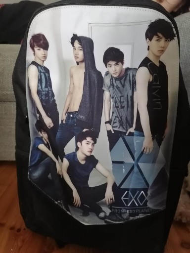 Zdjęcie oferty: plecak szkolny, młodzieżowy, exo. k-pop 