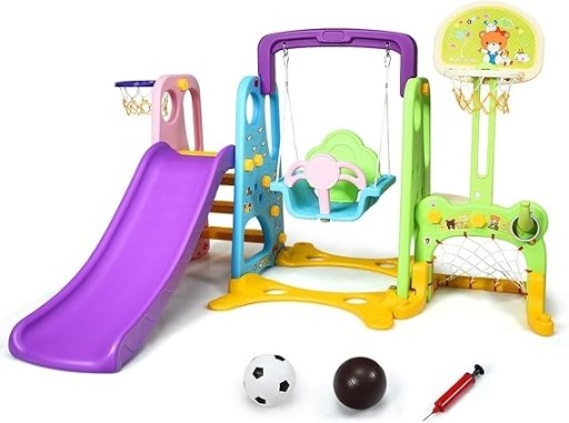 Zdjęcie oferty: Plac zabaw 6 w 1. Zjeżdżalnia dla dzieci.