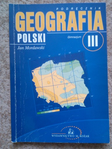 Zdjęcie oferty: Geografia Polski - 3 klasa - Jan Mordawski