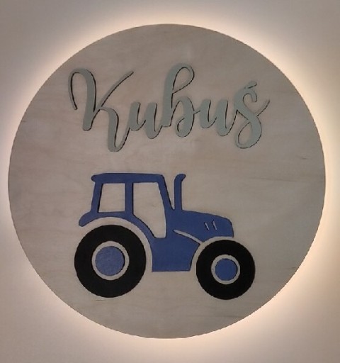 Zdjęcie oferty: Lampka nocna dla chłopca z motywem Traktoru