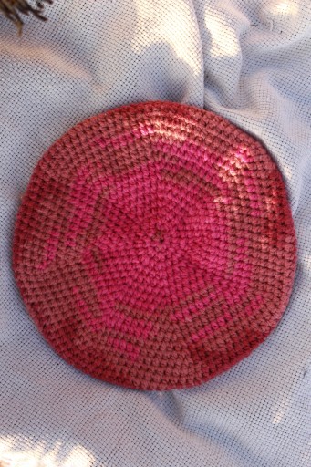 Zdjęcie oferty: Różowy beret handmade