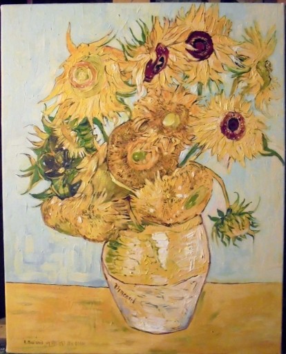 Zdjęcie oferty: Kopia obrazu Vincentego van Gogha "Słoneczniki" 